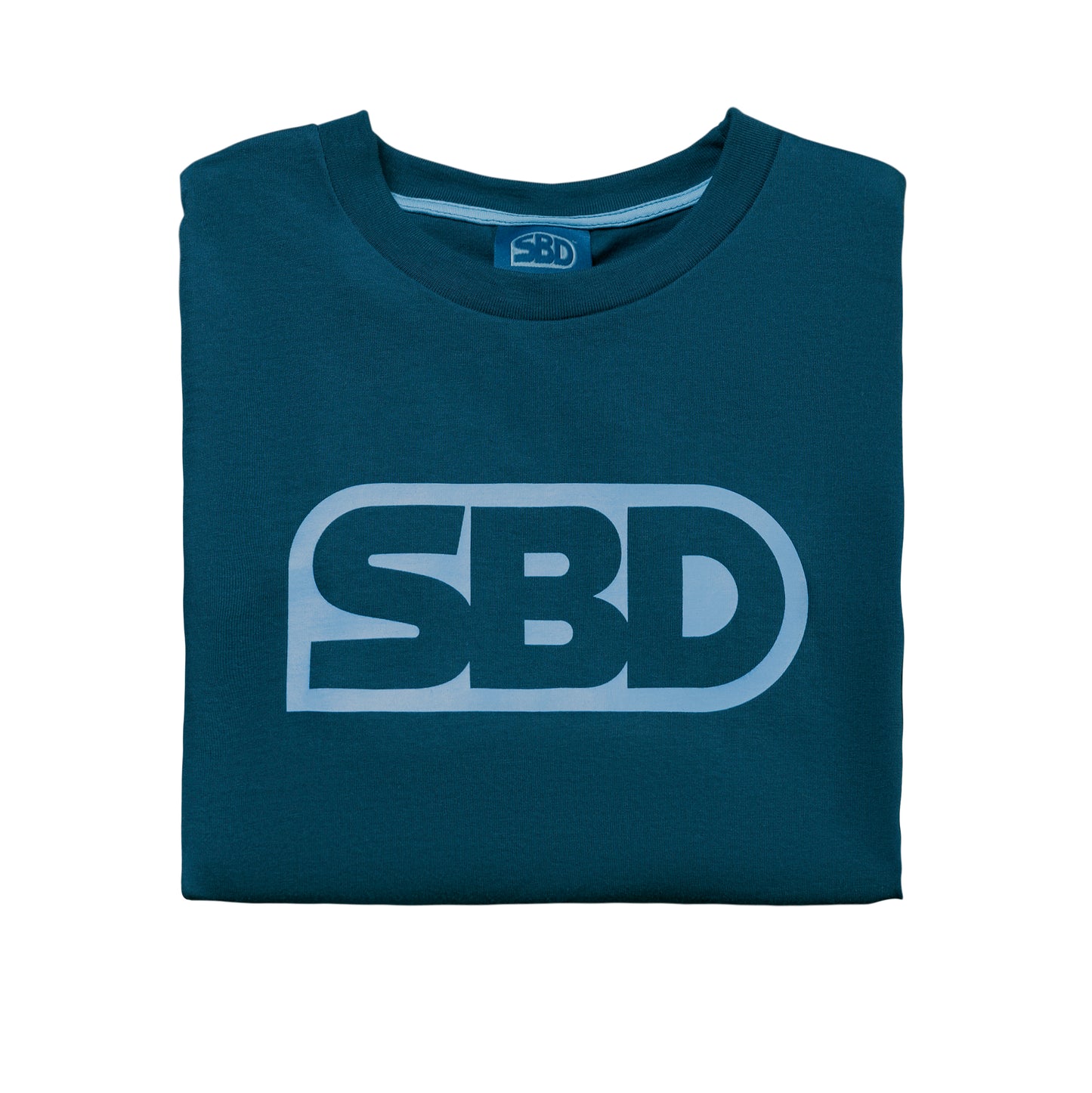 Stuttermabolur BRAND - REFLECT - Teal